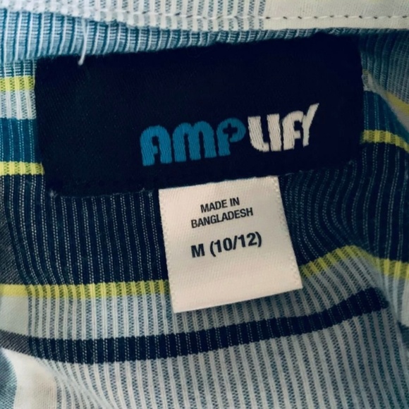 Amplify Youth Button Down Plaid Shirt - Picture 5 of 5